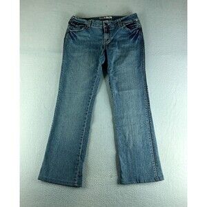 Mecca Ferrome Womens Jeans Blue Tag Size 11/12 (33x29.5) Low Rise Bootcut Denim